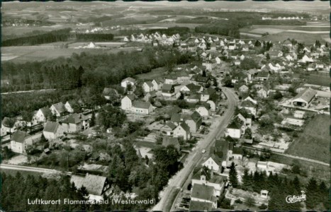 Alte Ansichtskarte Flammersfeld, Luftbild