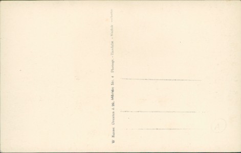 Adressseite der Ansichtskarte Wintersportplatz Altenberg i. Erzgeb., Hotel "Stadt Dresden"