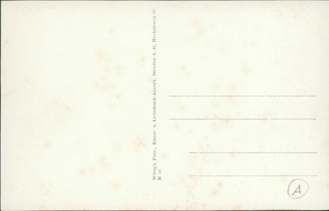 Adressseite der Ansichtskarte Gruß aus Reinholdshain b. Dippoldiswalde, Gasthof Reinholdshain