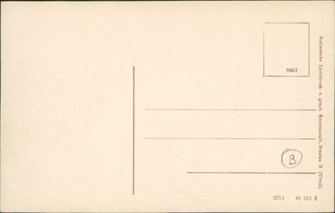 Adressseite der Ansichtskarte Ostseebad Sellin a. Rügen, Strandpartie