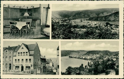 Alte Ansichtskarte Boppard am Rhein, Weinstuben Bopparder Hamm Bes. Karl Grünewald