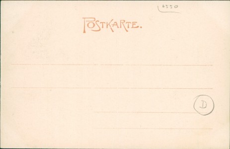 Adressseite der Ansichtskarte Bad Kreuznach, Partie a. d. Nahe