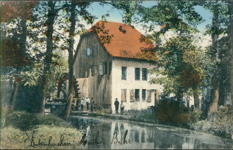 Alte Ansichtskarte Odenkirchen, Beller Mühle