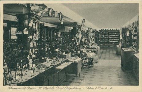 Alte Ansichtskarte Bad Rippoldsau i. Schw., Schwarzwald-Bazar H. Waidele