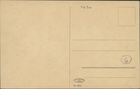 Adressseite der Ansichtskarte Herne i. W., Schulstraße