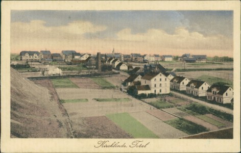 Alte Ansichtskarte Kirchlinde, Total