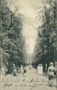 Alte Ansichtskarte Kiel, Wasserallee
