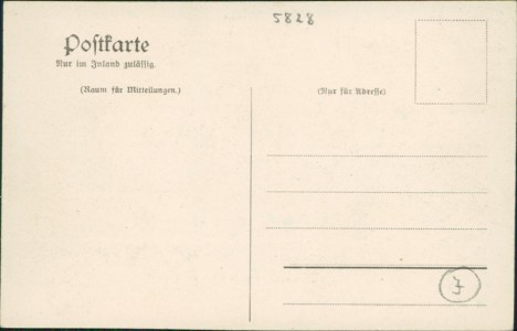 Adressseite der Ansichtskarte Altenvoerde, Teilansicht