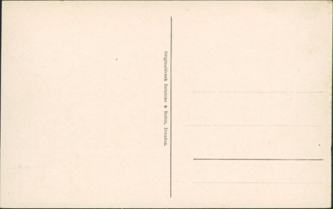 Adressseite der Ansichtskarte Werden a. Ruhr, Blick vom Pastoratsberge