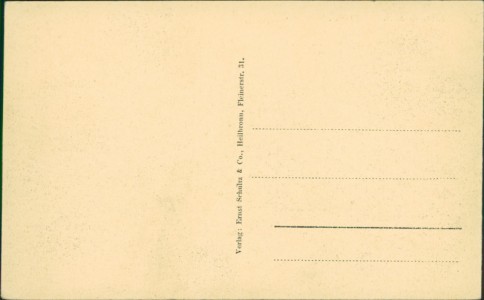 Adressseite der Ansichtskarte Heilbronn a. N., Lehrerseminar