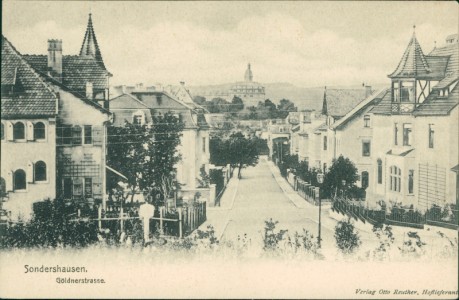 Alte Ansichtskarte Sondershausen, Göldnerstrasse