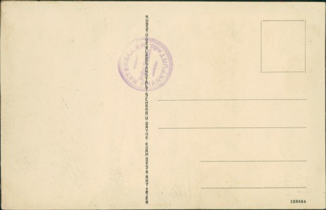 Adressseite der Ansichtskarte Frankfurt a. M., Gruss von der Internationalen Luftschiffahrt-Ausstellung (ILA) 1909