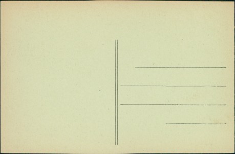 Adressseite der Ansichtskarte Duisburg-Wedau, Chemin du Chevreuil