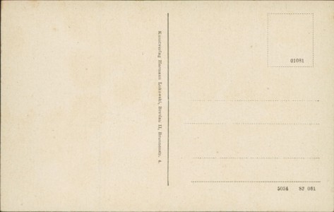 Adressseite der Ansichtskarte Ohlau (Oława), Rathaus