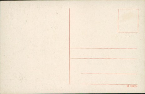 Adressseite der Ansichtskarte Donaueschingen, Karlstrasse mit Hofapotheke