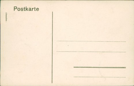 Adressseite der Ansichtskarte Neu-Ulm a. D., Marienstrasse