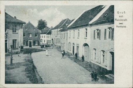 Alte Ansichtskarte Heinsberg-Randerath, Marktplatz