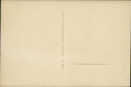 Adressseite der Ansichtskarte Dortmund-Kirchlinde, Krankenhaus
