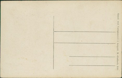 Adressseite der Ansichtskarte Willich-Schiefbahn, St. Hubertusstift