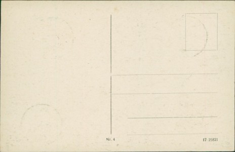 Adressseite der Ansichtskarte Danzig / Gdańsk, Nordisch-Venedig