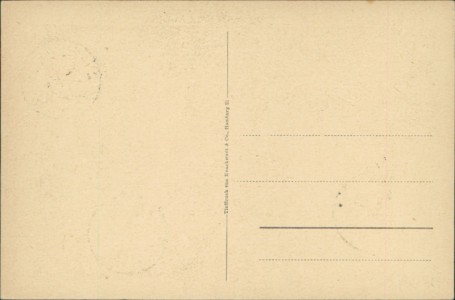 Adressseite der Ansichtskarte Danzig / Gdańsk, Stockturm mit Peinkammer