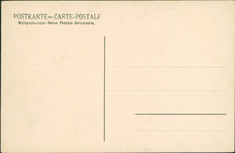 Adressseite der Ansichtskarte Marienburg / Malbork, Hochschloß, Eingangsseite