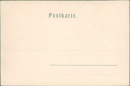 Adressseite der Ansichtskarte Salzburg, Hotel auf dem Gaisberg