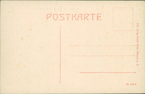 Adressseite der Ansichtskarte Neusalz (Oder) / Nowa Sól, Panorama vom Turm der kath. Kirche gesehen