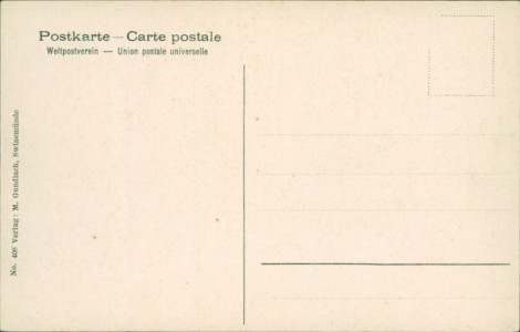 Adressseite der Ansichtskarte Swinemünde / Świnoujście, Strandpromenade u. Kurhaus