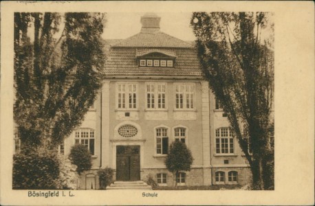 Alte Ansichtskarte Extertal-Bösingfeld, Schule