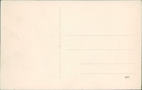 Adressseite der Ansichtskarte Aachen, Männer-Genesungsheim im Aachener Walde