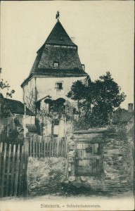Alte Ansichtskarte Simmern, Schinderhannesturm