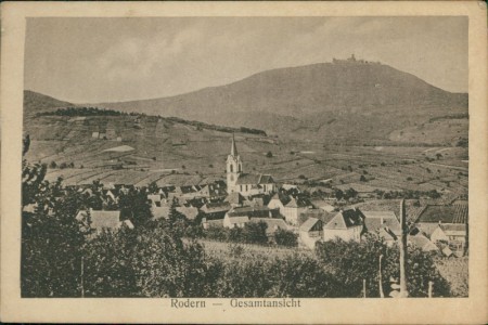 Alte Ansichtskarte Rodern, Gesamtansicht