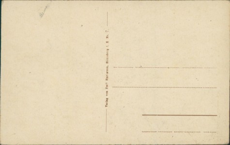 Adressseite der Ansichtskarte Hagenau / Haguenau, Spital