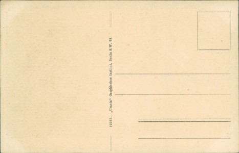 Adressseite der Ansichtskarte Wiesbaden, Sendig-Hotel Eden, Wintergarten