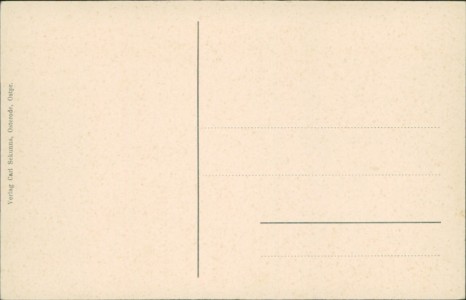 Adressseite der Ansichtskarte Osterode / Ostróda, Allee