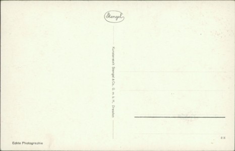 Adressseite der Ansichtskarte Stolberg (Harz), Rittergasse