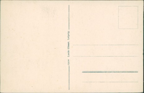 Adressseite der Ansichtskarte Treseburg, Panorama