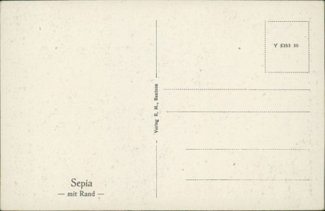 Adressseite der Ansichtskarte Bautzen, Teilansicht, Palast-Café, Konzert-Café, Tanzdiele, Kleinkunstbühne, 500 Sitzplätze. Fernruf 3440