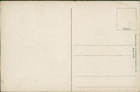 Adressseite der Ansichtskarte Kalkberge (Mark), Überschwemmter Tiefbau mit Hohe Halde