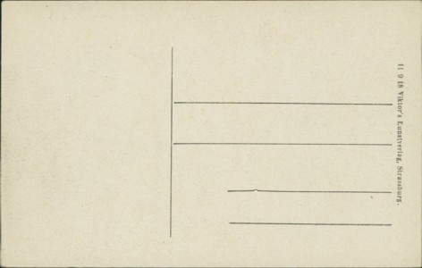 Adressseite der Ansichtskarte Kneuttingen / Knutange, Neue Kantine nebst Viadukt