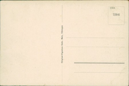 Adressseite der Ansichtskarte Ingolstadt, Realschule