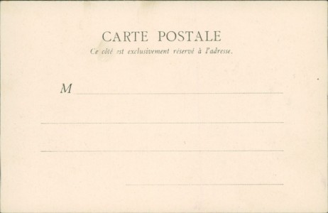 Adressseite der Ansichtskarte Saint-Pierre, Vue générale