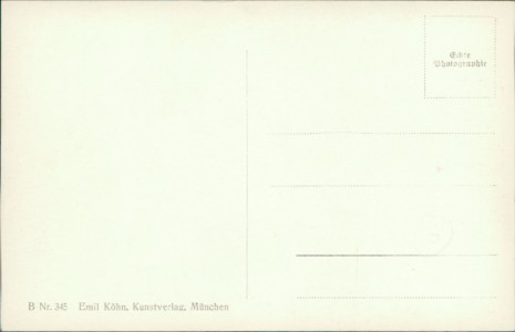 Adressseite der Ansichtskarte München, Flughafen