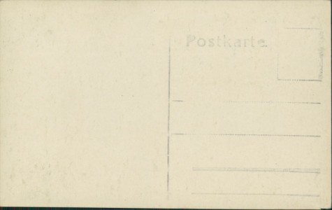 Adressseite der Ansichtskarte Ludwigshafen am Rhein-Oppau, Explosion Oppau 21.9.21