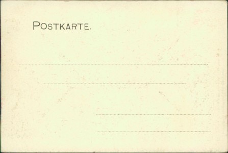 Adressseite der Ansichtskarte Aschaffenburg, Schloss