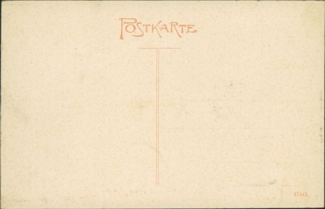 Adressseite der Ansichtskarte Friedenweiler, Inneres der Kirche