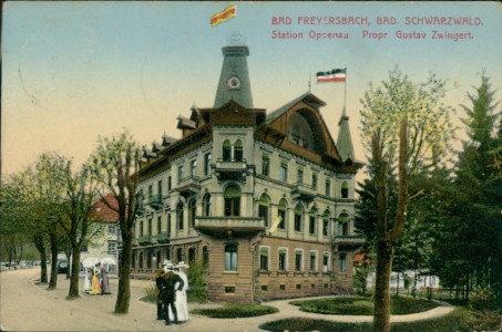 Alte Ansichtskarte Peterstal-Griesbach, Bad Freyersbach, Propr. Gustav Zwingert