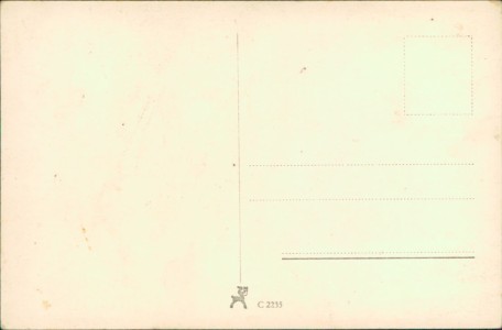 Adressseite der Ansichtskarte Hans Albers, 