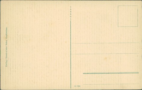 Adressseite der Ansichtskarte Euskirchen, Kaserne der 160er